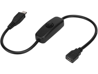 MicroUSB Push On/Off Power Switch Kabel für Raspberry Pi