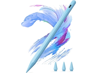 Magnetischer Stylus Pen mit Neigungserkennung für iPad - hellblau