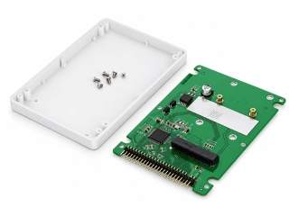 mSATA SSD zu IDE 44-Pin Adapter im 2.5 Zoll Festplattengehäuse