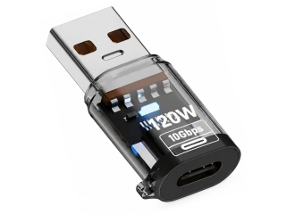 USB-A zu USB-C Adapter 10 Gbit/s mit 120W Fast Charging