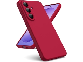 Samsung Galaxy S26+ Liquid Silikon Case Hülle raspberry pink