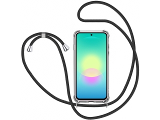 Samsung Galaxy A27 Handykette Necklace Hülle Gummi transparent