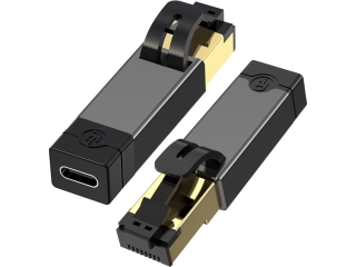 Gigabit Ethernet Adapter USB-C-Buchse auf RJ45-Stecker, 1000 Mbit/s