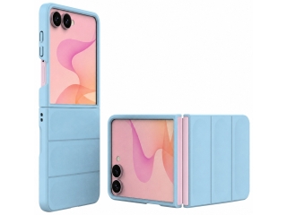 Samsung Galaxy Z Flip8 CloudCase TPU Hülle hellblau