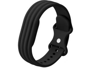Google Fitbit Air verstellbares Silikon Sportarmband - schwarz
