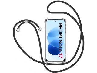 Xiaomi Redmi Note 17 Handykette Necklace Hülle Gummi transparent