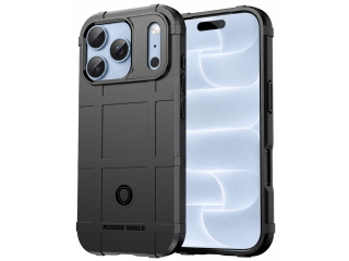 Apple iPhone 18 Pro Rugged Shield Anti-Shock Case schwarz