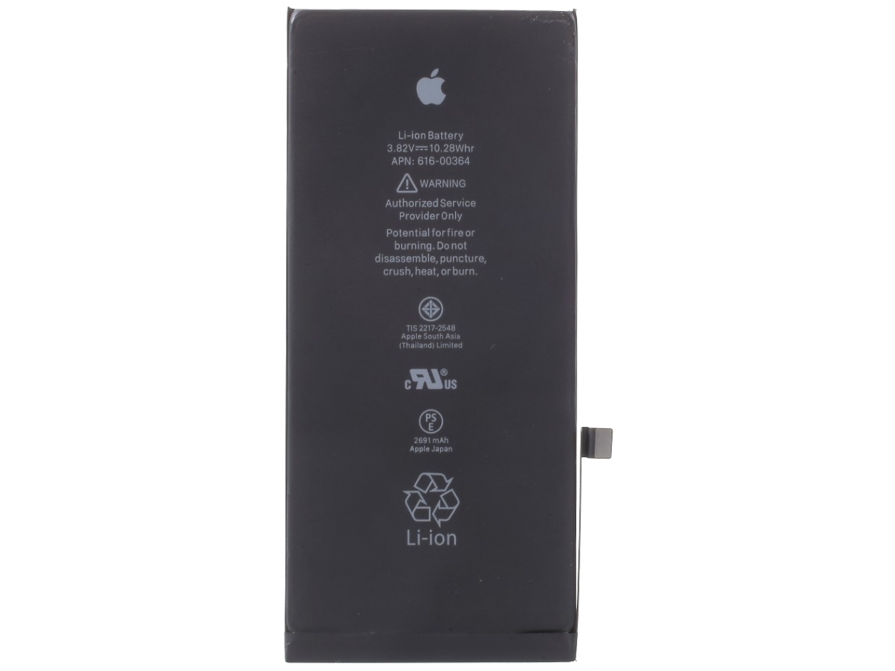 iPhone 8 Plus Original Akku Li-Ionen Batterie 3.82V 2691 mAh 10.28 Whr ...