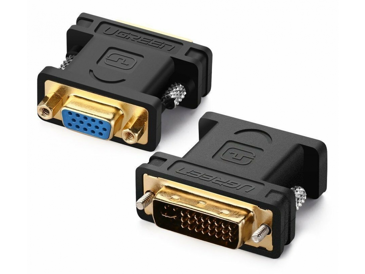 UGREEN DVI auf VGA Adapter - DVI-I 24+5 polig zu VGA 1080P - HDMI ...
