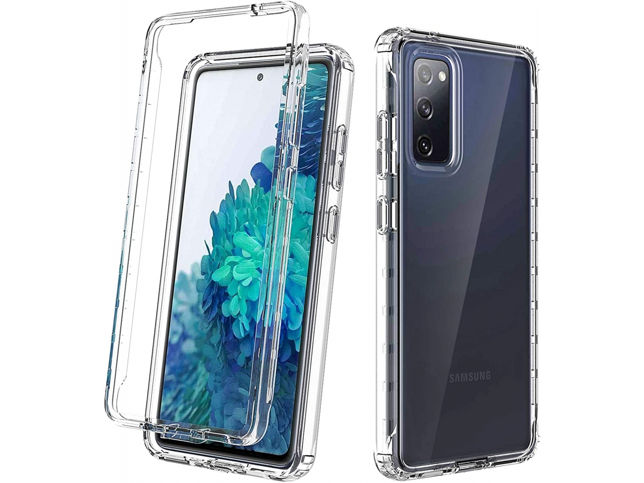 360 Grad Samsung S20 FE Fan Edition Case Transparent Soft