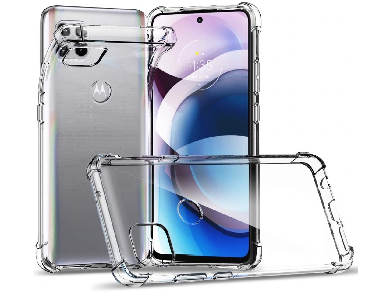 Motorola Moto G 5G Hülle Crystal Clear Case Bumper transparent online ...