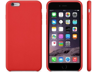 iPhone 6/6S Plus Leder Case Red - rot - Echt Leder Cover Schutzhülle