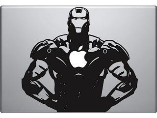 MacBook Decal Vinyl Skin Artwork Iron Man