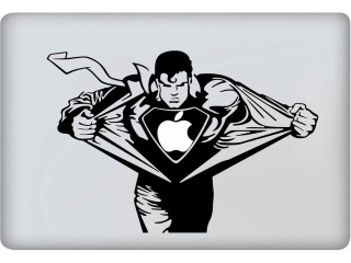 MacBook Decal Vinyl Skin Artwork Superman