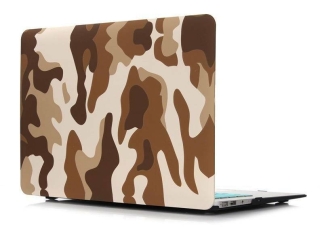 MacBook Air 13 Hard Case Hülle camouflage beige matt