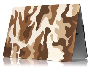MacBook Air 13 Hard Case Hülle camouflage beige matt