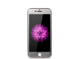 REMAX iPhone 6/6S Plus iVisor HD Panzerglasfolie Metall Rahmen Titan