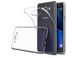 Samsung Galaxy J7 (2016) Ultra Thin Case Hülle Cover Gummi transparent
