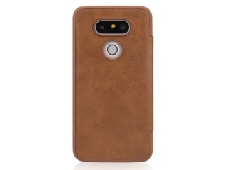 G-Case LG G5 Flipcover Lederhülle Schwarz