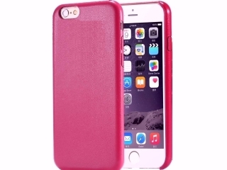 Ultra dünne Leder Hülle für iPhone 6S Plus in Purple Cherry Slim Case