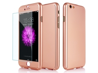 360 Grad Panzerglas Case iPhone 8 superdünner Rundumschutz roségold