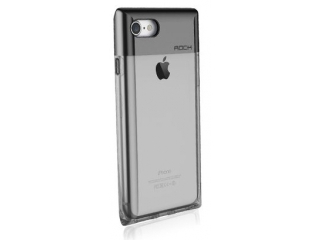 ROCK iPhone 7 Crystal Series Cover - transparent & schwarz