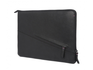 Decoded Basic Sleeve Edle Hülle aus Echtleder für MacBook 13" schwarz