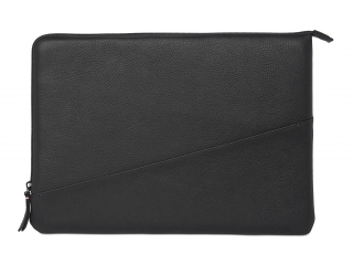 Decoded Basic Sleeve Edle Hülle aus Echtleder für MacBook 13" schwarz