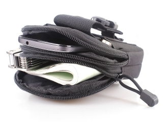 Outdoor Handy Hüfttasche & Gürteltasche für Smartphone, iPhone schwarz