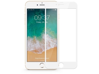 Apple iPhone 7 Plus 100% Vollbild Panzerglas Schutzfolie 2.5D 9H weiss
