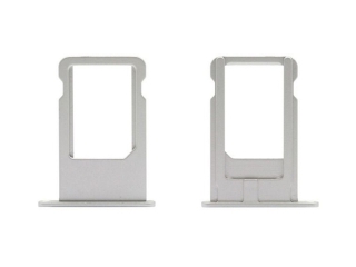 iPhone 6 Plus Sim Tray Karten Schublade Adapter Schlitten - silber