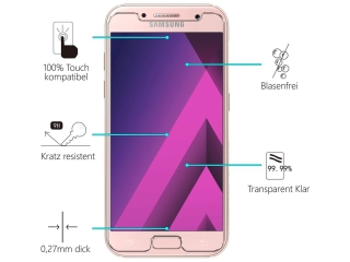 Samsung Galaxy A3 2017 Folie Panzerglas Screen Protector