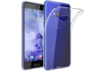 Gummi Hülle für HTC U Play Cover flexibel dünn transparent thin clear