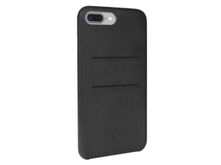 Twelve South Relaxed Leather iPhone 8 Plus Leder Case + Karten schwarz