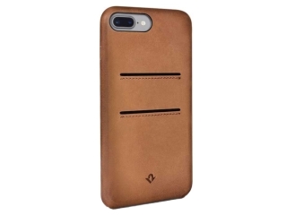 Twelve South Relaxed Leather iPhone 8 Plus Leder Case + Karten cognac