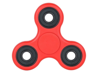 Fidget Spinner - Hand & Finger Tri-Spinner zum Relaxen in rot