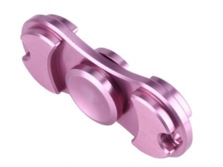 Fidget Spinner 2-Flügel Duo-Spinner 2-Wing Aluminium Relax Toy rosa