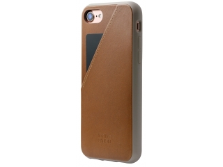 Native Union Clic Card iPhone SE Hardcase mit Kreditkartenfach braun