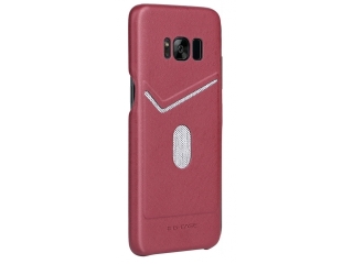 G-Case Jazz Series Samsung Galaxy S8+ schlankes Leder Case - rot