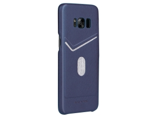 G-Case Jazz Series Samsung Galaxy S8+ schlankes Leder Case - blau