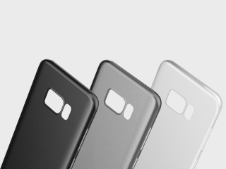 Baseus Extrem dünne Galaxy S8+ Hülle Ultra Thin 0.4mm transparent matt