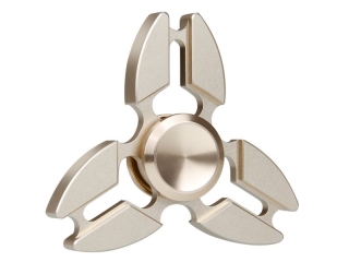 Premium Fidget Spinner Crab Design aus Aluminium & Stahl - gold
