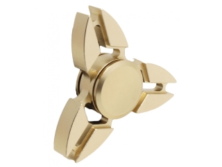 Premium Fidget Spinner Crab Design aus Aluminium & Stahl - gold