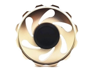 Cyclone Storm Premium Fidget Spinner aus Aluminium - gold