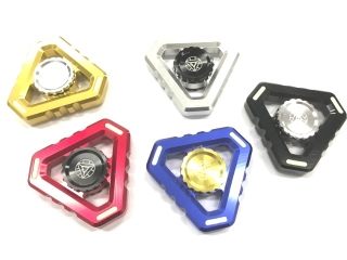 Fidget Spinner Alien Sky Aluminium mit Night Light - schwarz