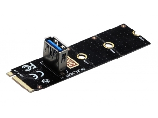 M.2 PCI Express zu PCI-E Express (USB 3.0) Riser Card für M.2 Slots