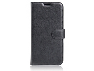 Sony Xperia XZ1 Compact Lederhülle Portemonnaie Karten Etui schwarz