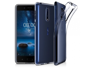 Nokia 8 Gummi Hülle TPU Clear Case