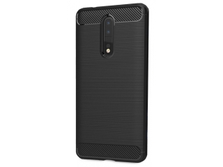 Nokia 8 Carbon Gummi Hülle TPU Case schwarz