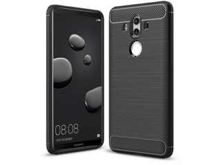 Huawei Mate 10 Pro Carbon Gummi Hülle TPU Case schwarz